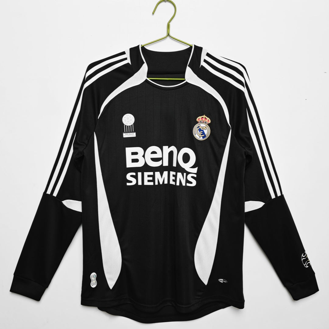 2006-2007 Maillot Retro Real Madrid Third  Manches Longues