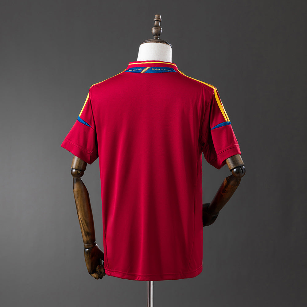 Maillot 2012 Espagne Domicile Retro