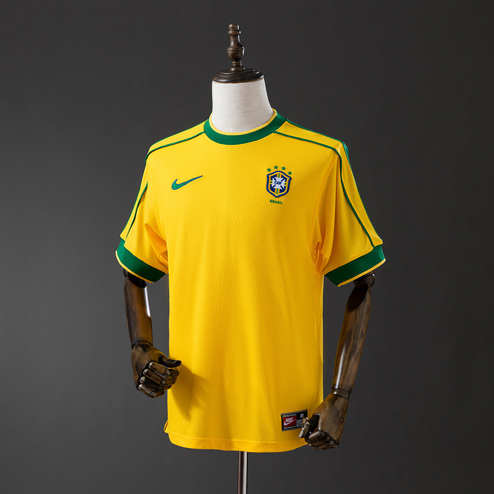Maillot 1998  Brésil Domicile Rétro