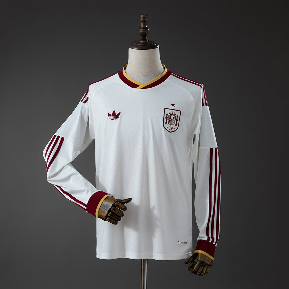 Maillot 2026 Espagne Extérieur Manches Longues