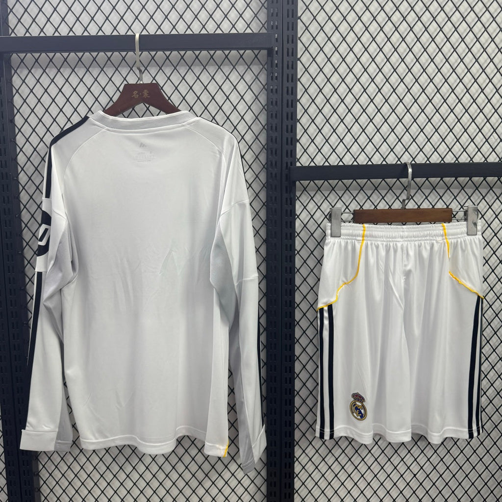 Ensemble 25/26 Real Madridl Domicile Adult  Manches Longues