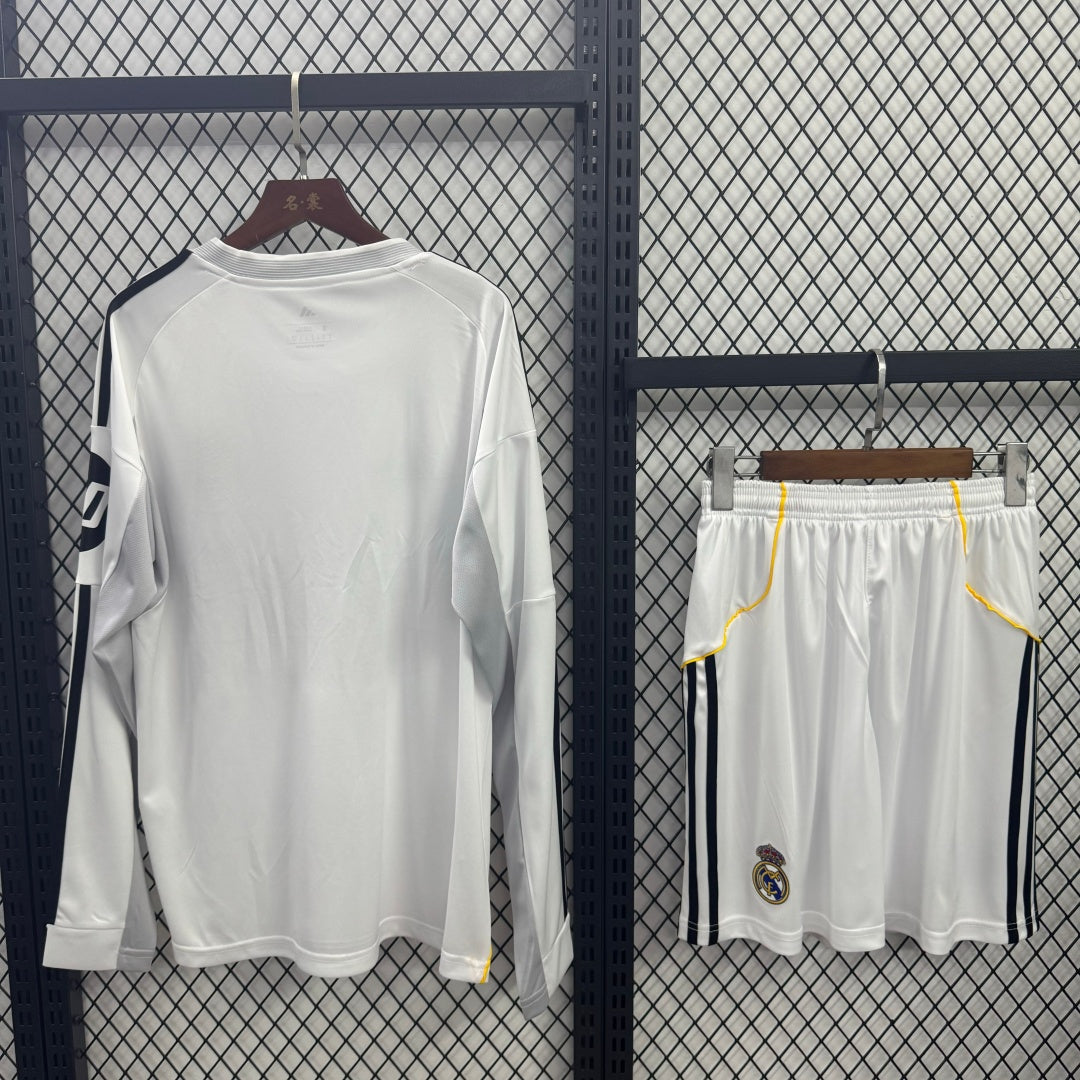 Ensemble 25/26 Real Madridl Domicile Adult  Manches Longues