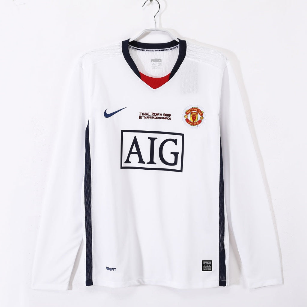 Maillot 08/09 Manchester United Manches Longues Retro