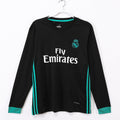 2017-2018 Maillot Retro Real Madrid Extérieur  Manches Longues