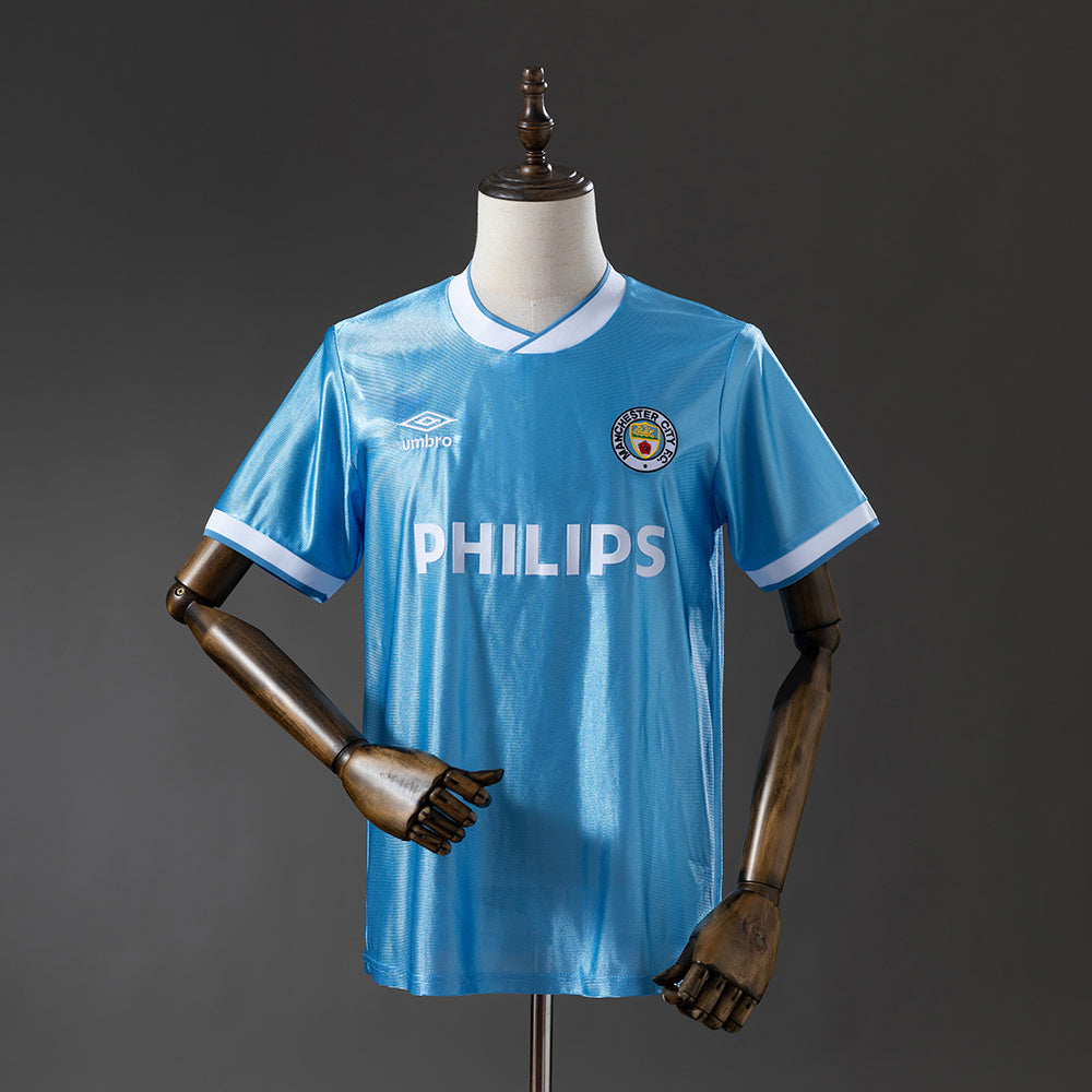 Maillot 86/87  Manchester City Domicile Rétro