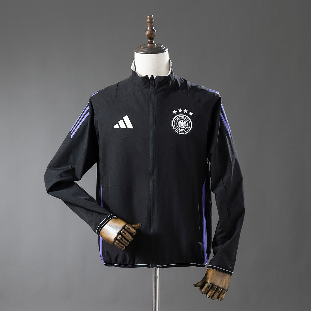 Veste coupe-vent Réversible  Allemagne Noir/Blanc