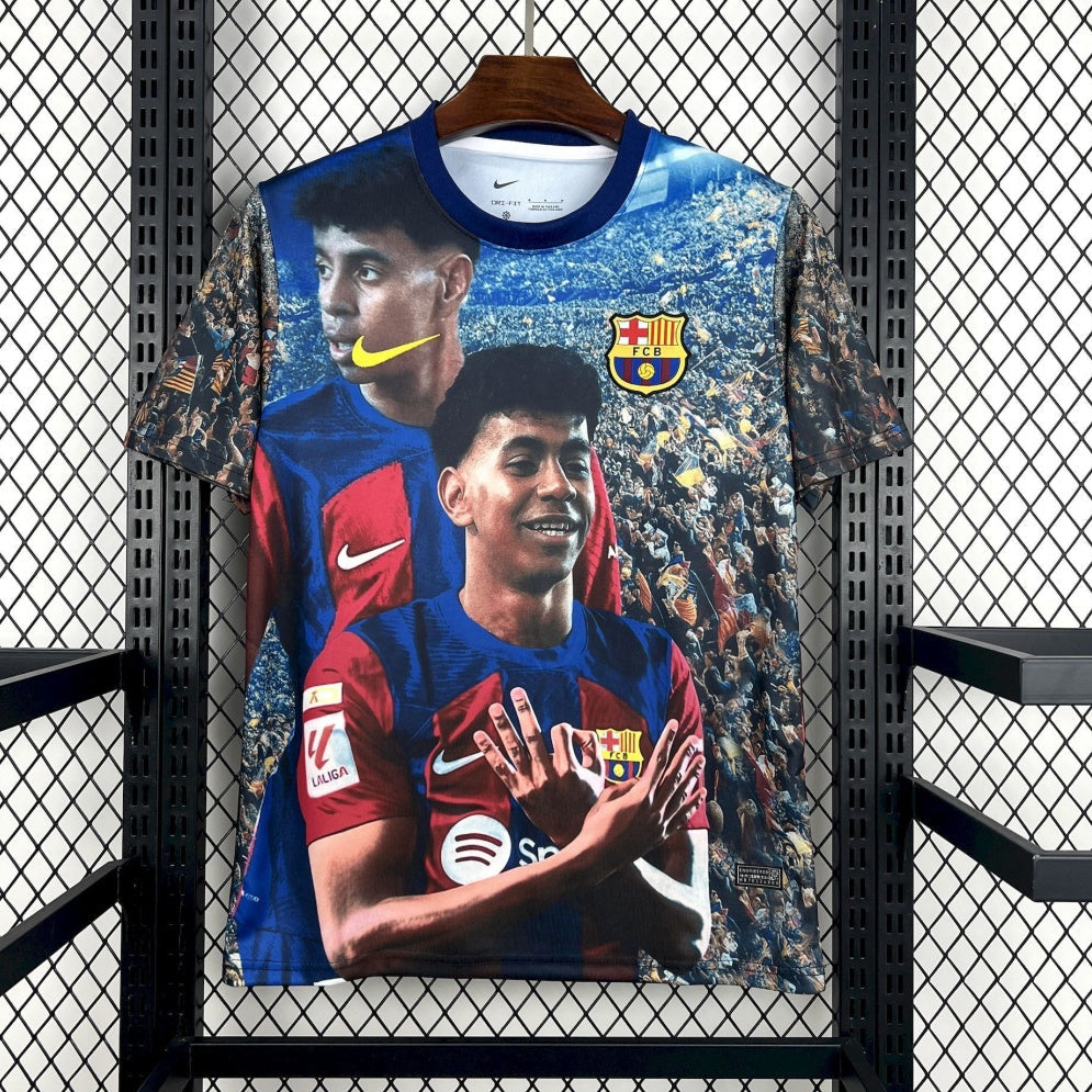 Maillot 24/25 Barcelone Yamal Spécial