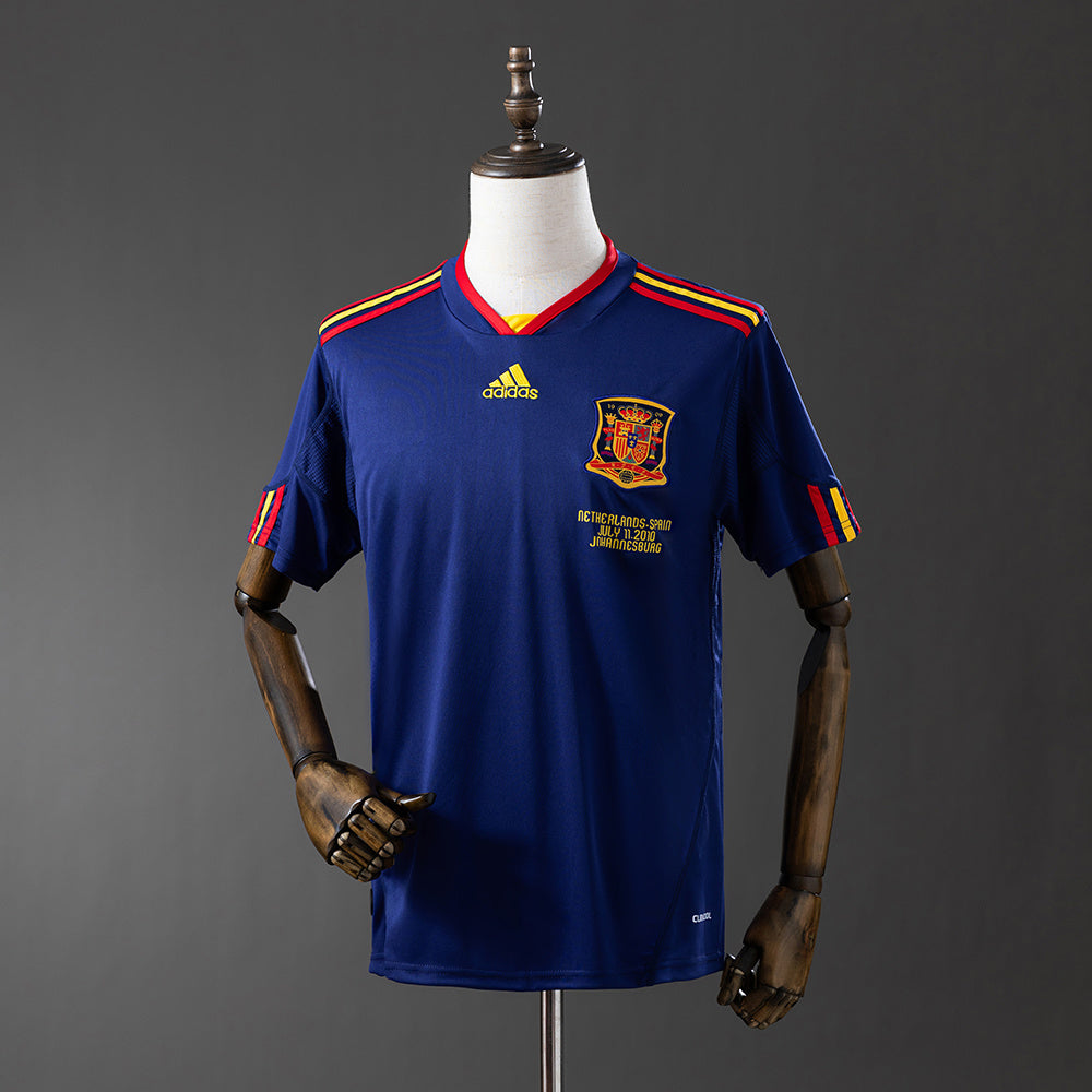 Maillot 2010 Espagne Extérieur Retro