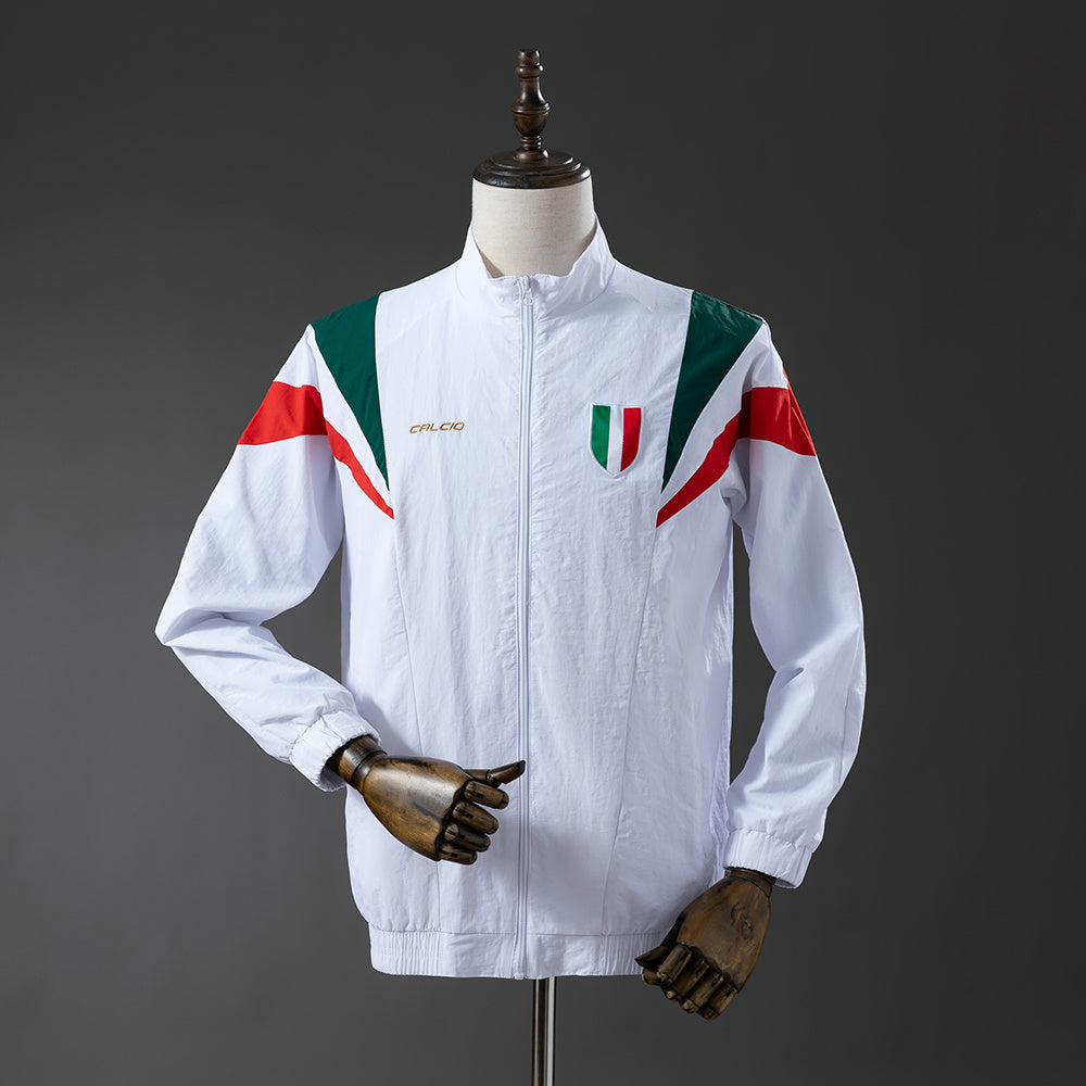 Veste coupe-vent 2025 Italie Blanc
