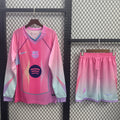Ensemble 25/26 Barcelone rose Adult Manches Longues