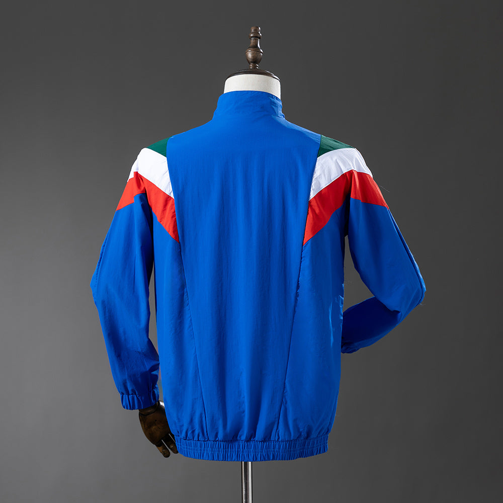 Veste coupe-vent 2025 Italie Bleu