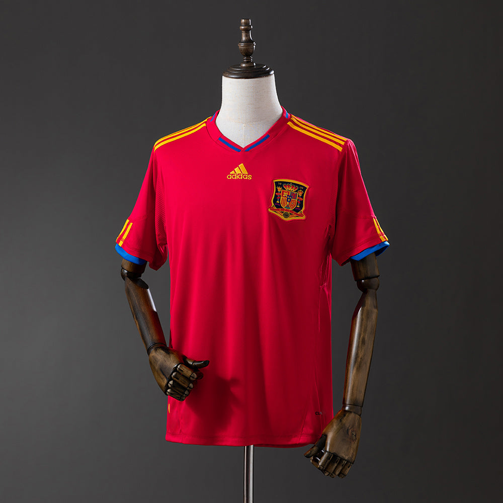 Maillot 2010 Espagne Domicile Retro