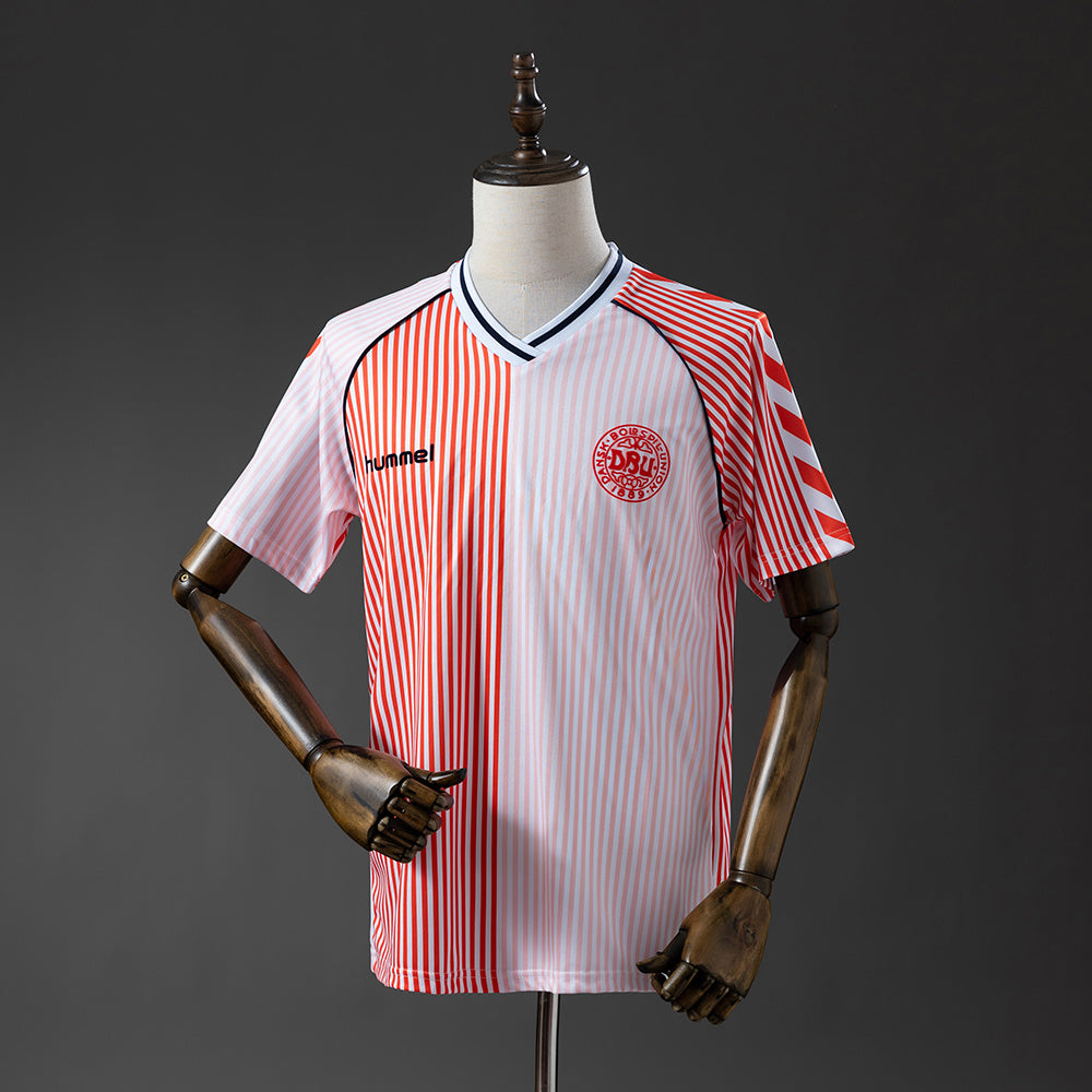 Maillot 1986 Danemark Extérieur Rétro