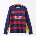 2015-2016 Maillot Barcelone Domicile Rétro  Manches Longues