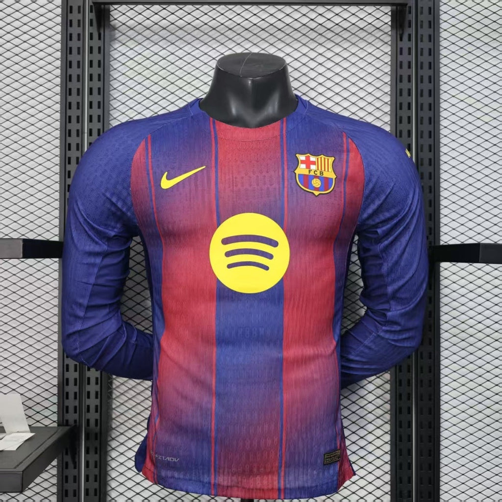 Maillot 25/26 Barcelone Domicile player  Manches Longues