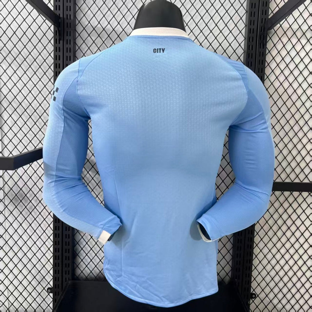 Maillot 25/26  Manchester City Domicile player Manches Longues