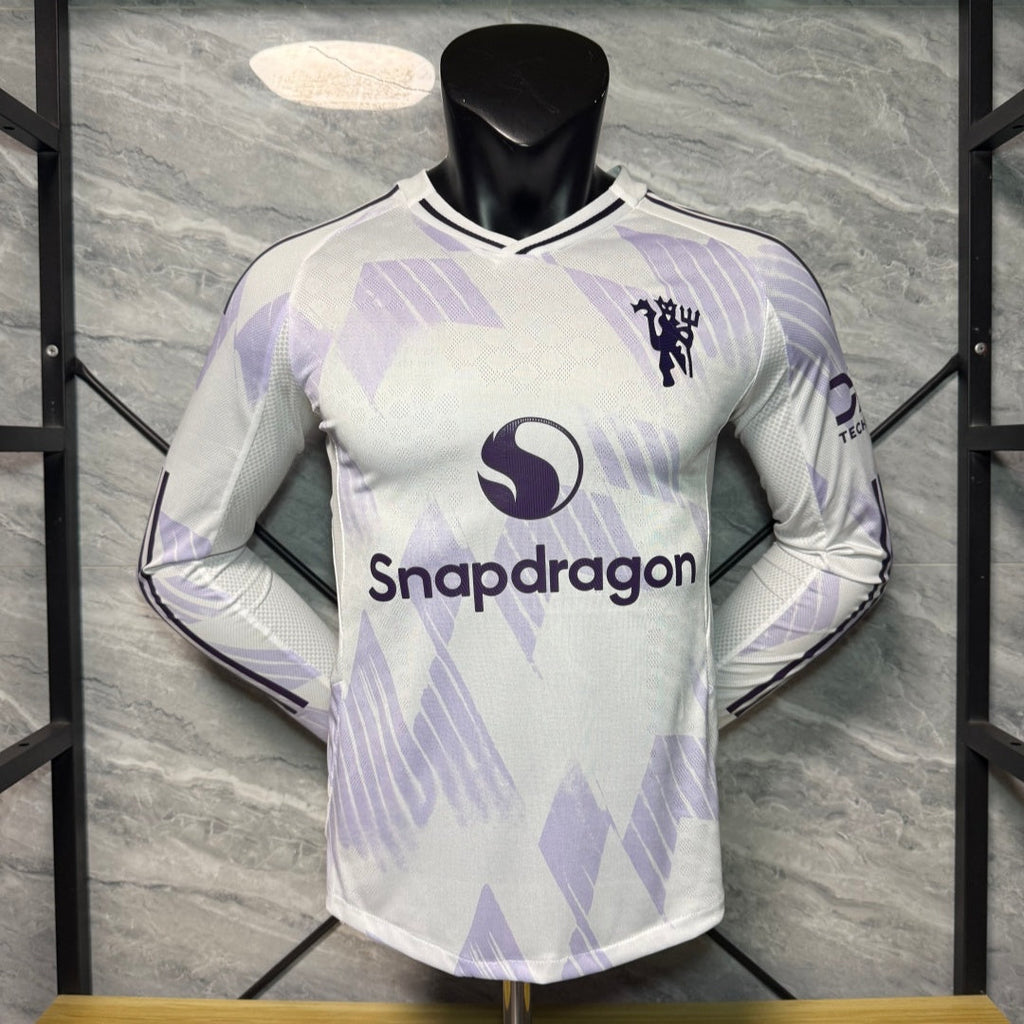 Maillot 25/26  Manchester United Extérieur player Manches Longues