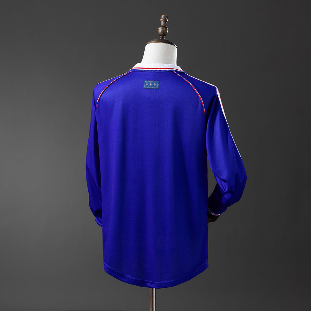 Maillot 1998 France Domicile  Retro Manches Longues