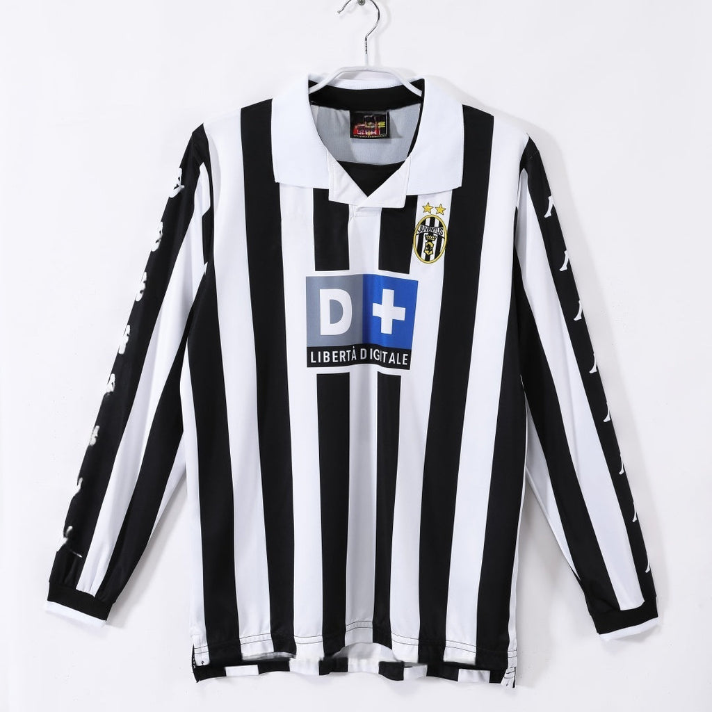 1999-2000 Maillot  Juventus Domicile Retro Manches Longues