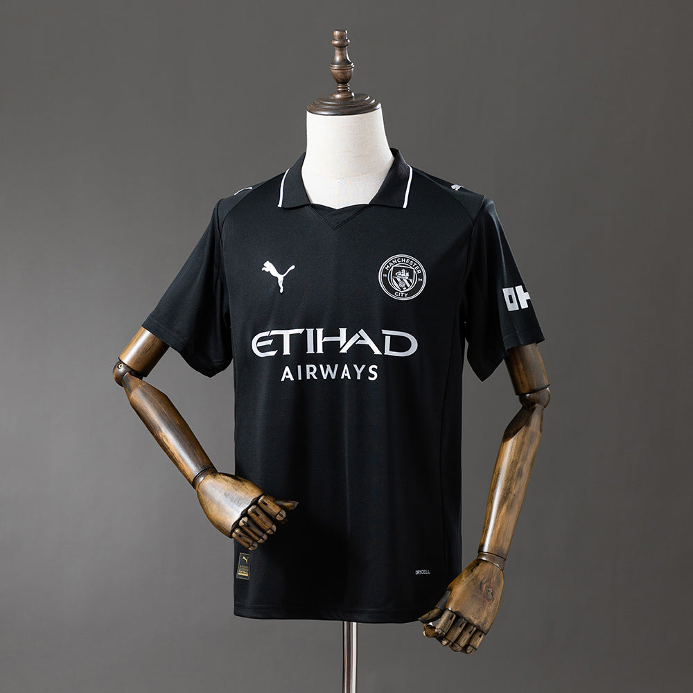 Maillot 25/26 Manchester City Extérieur Noir