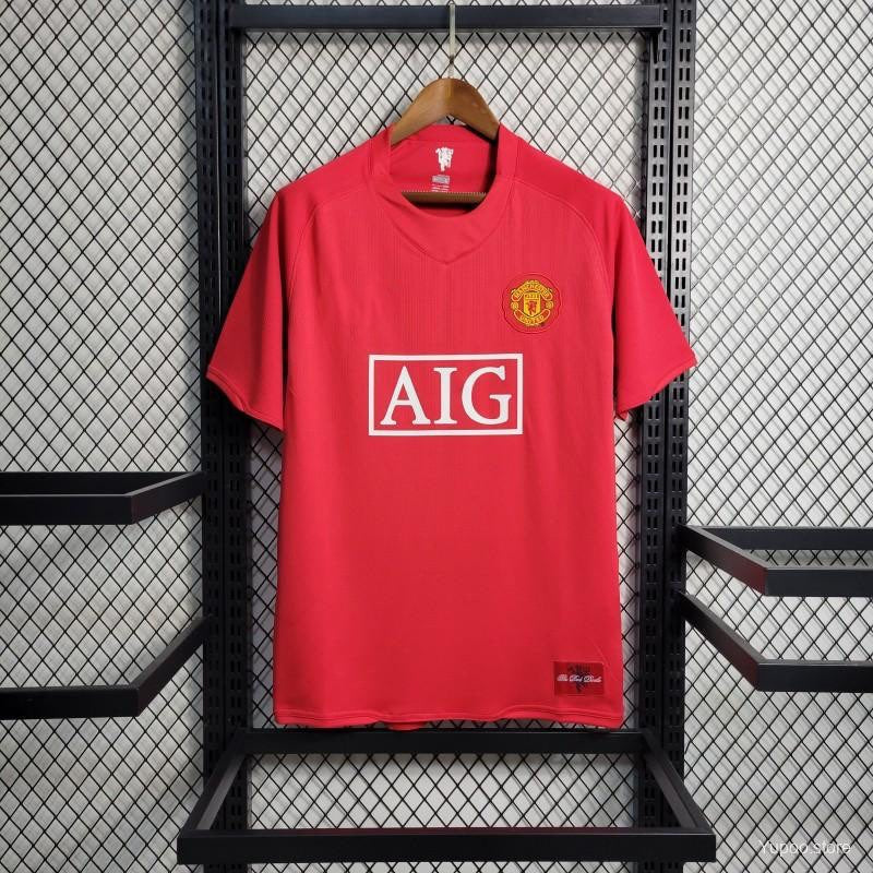 Maillot 07/08 Manchester United Domicile Rétro