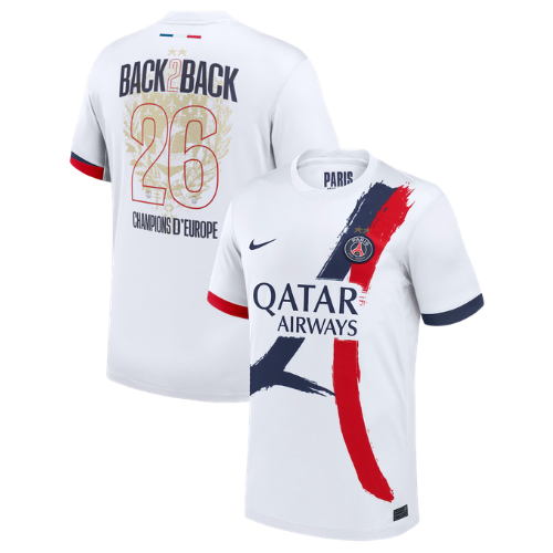 Maillot 25/26 PSG CHAMPIONS Extérieur "Back2Back"