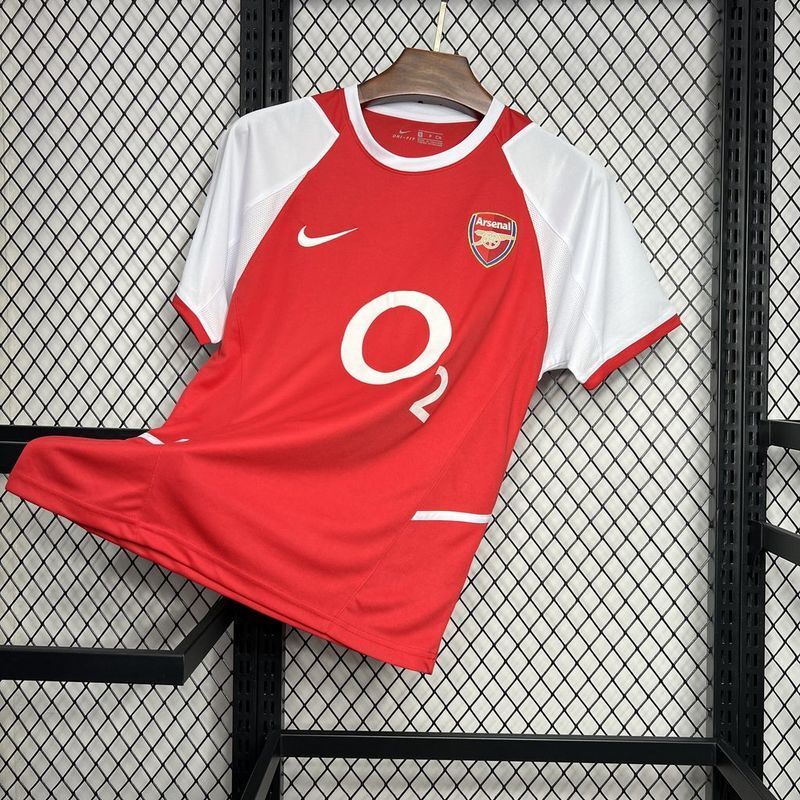 2002-2004 Maillot Arsenal Domicile Retro