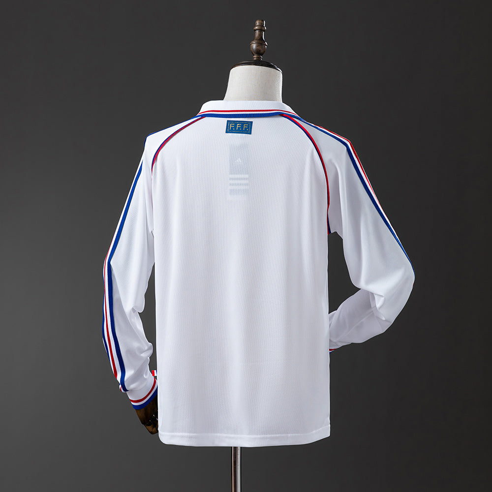 Maillot 1998 France Extérieur Retro Manches Longues