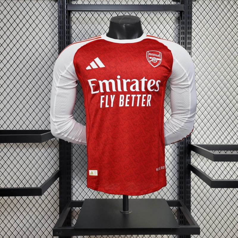 Maillot 25/26 Arsenal Domicile  Manches Longues Player