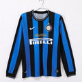 2009-2010 Maillot Retro Inter Milan Domicile Manches Longues