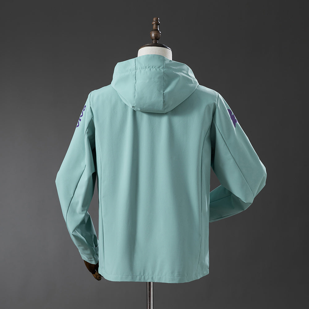 Veste coupe-vent Brésil Vert d’eau