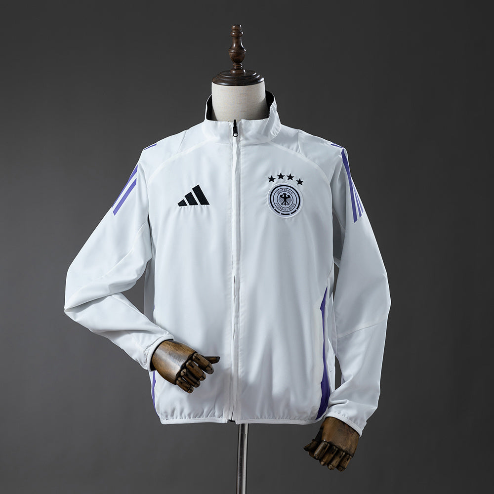 Veste coupe-vent Réversible  Allemagne Noir/Blanc