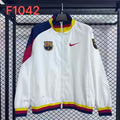 Veste coupe-vent réversible Barcelone white