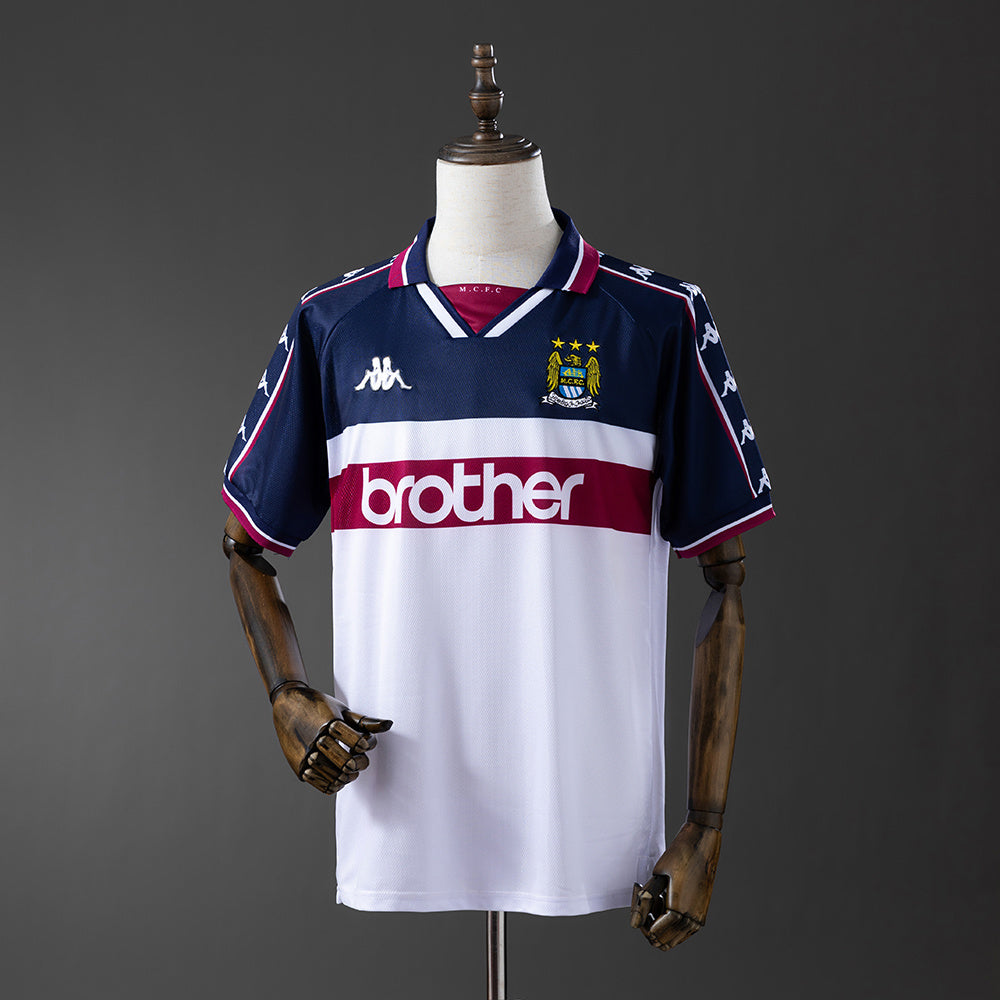 Maillot 97/98 Manchester City Exctérieur Rétro