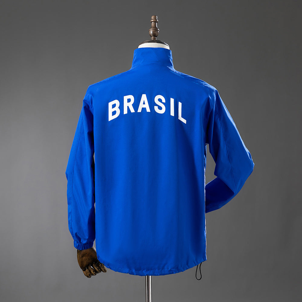 Veste coupe-vent 1998 Brésil Bleu