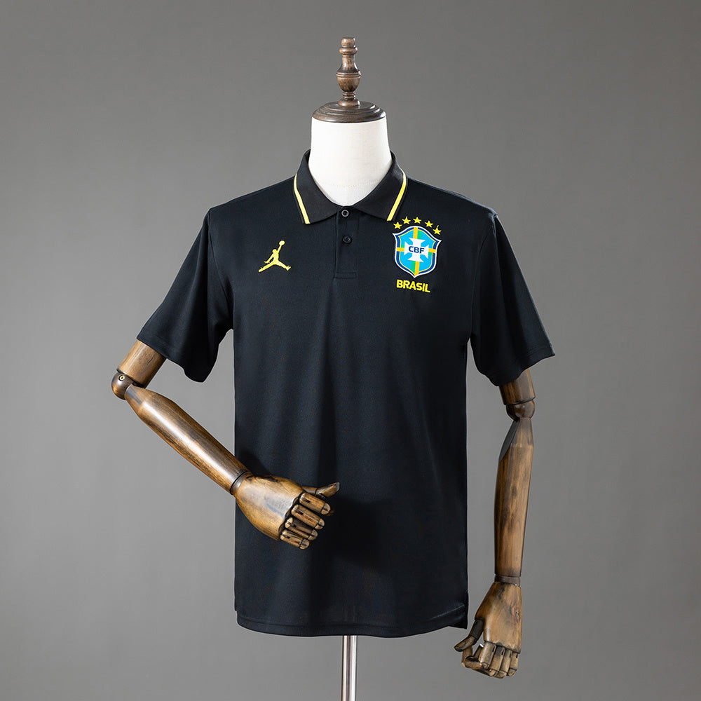 Maillot 2026 Brésil Noir POLO