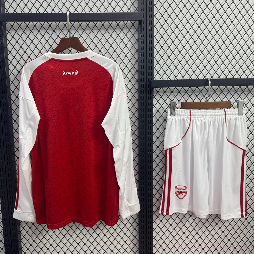 Ensemble 25/26 Arsenal Domicile Adult  Manches Longues