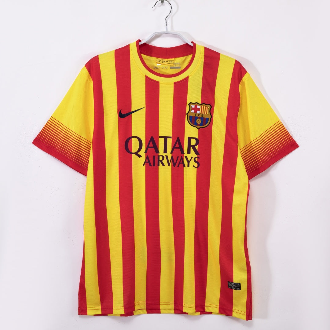 2013-2014 Maillot Barcelone Extérieur Rétro