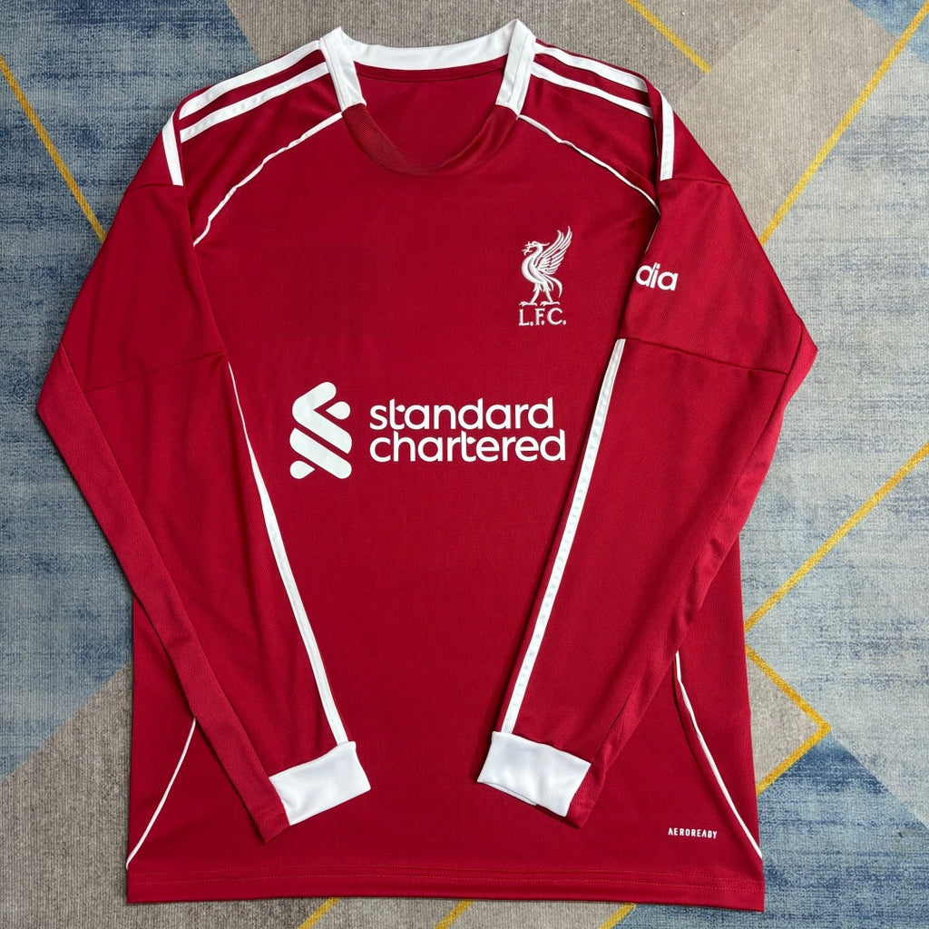 Maillot 25/26 Liverpool   Domicile  Manches Longues