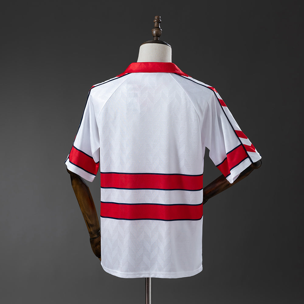 Maillot 1988 Danemark Extérieur Rétro