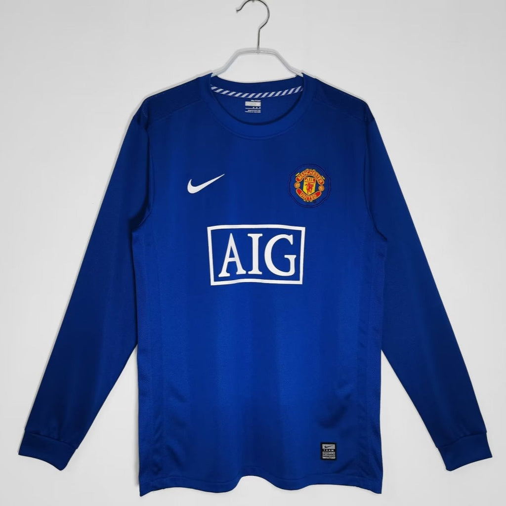 Maillot 07/08 Manchester United Manches Longues Third Rétro