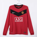 2010 Manchester United Domicile maillot Retro Manches Longues