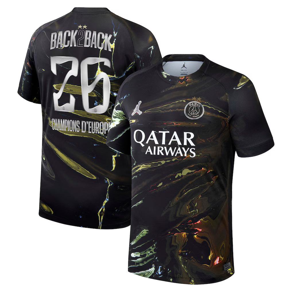 Maillot 25/26 PSG CHAMPIONS Night Edition Special "Back2Back"